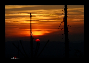 Sonnenaufgang im Böhmerwald